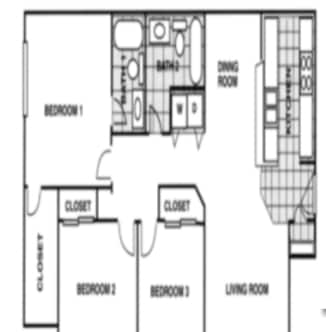 3BR/2BA - Willow Run Village