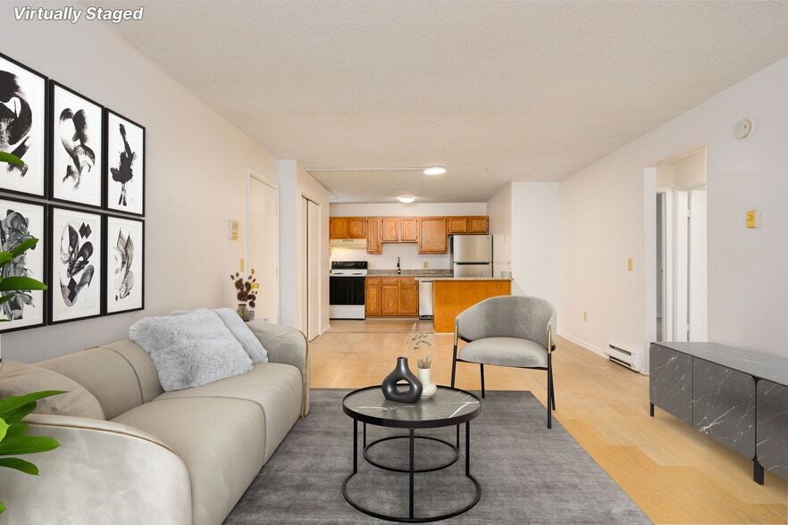 Spacious Living Room - 221 Stow Ave., Hudson Terrace Apts.