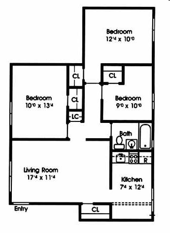 3BR/1BA - Cloverleaf Village