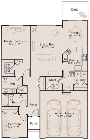 Floorplan - Encore at Ashby Preserve