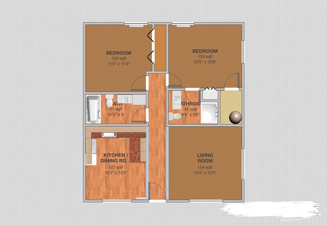 Floor Plan - 9860 E Broadway Rd