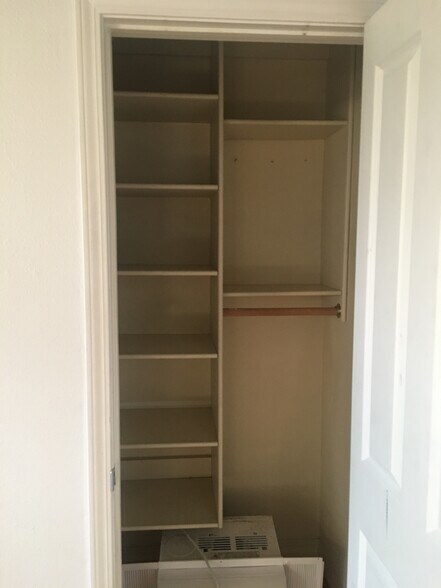 Large closet in living room for extra storage. - 1600 Humboldt Street