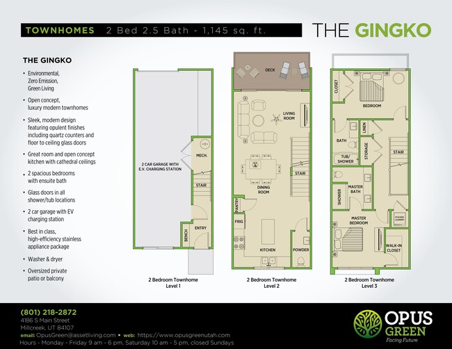 Floorplan - Opus Green Townhomes
