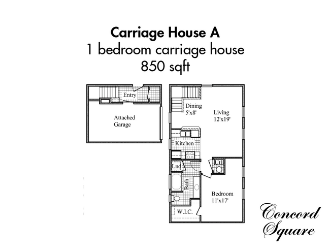 Floorplan - Concord Square Apartments