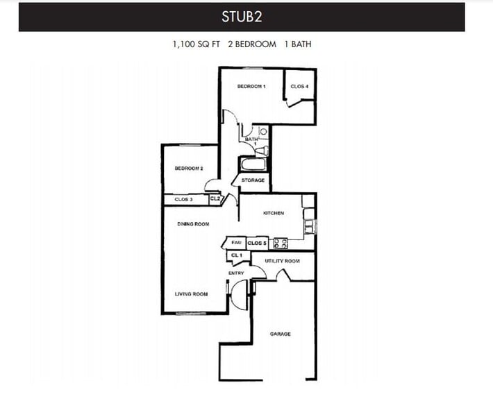 Two Bedroom-Classic - Edson - Military Housing