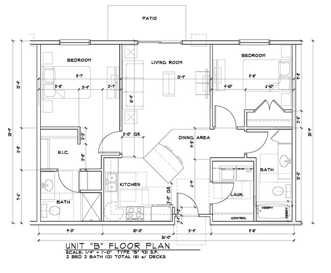 Floorplan - Panther Heights Apartments
