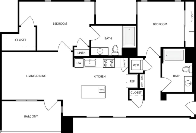 Floorplan - Mara Pacific Beach