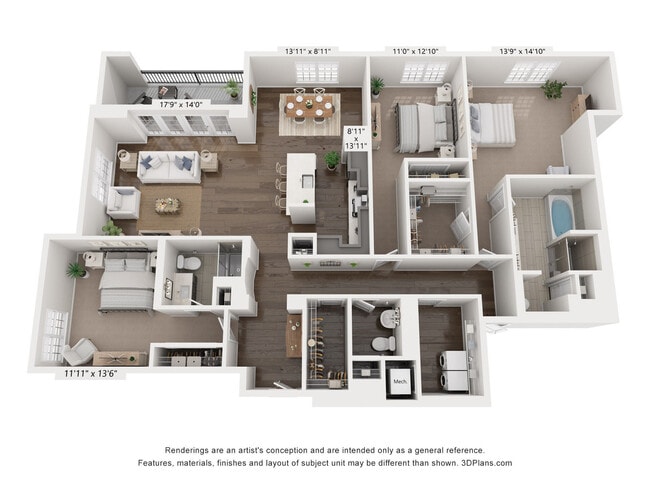 Floorplan - The Residences at Amberley Woods