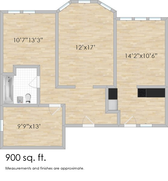 Floorplan - 814-820 S. Austin Blvd.