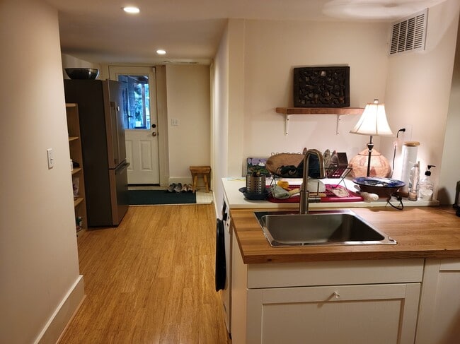 kitchen hallway, bamboo floors - 2109 31st Ave S