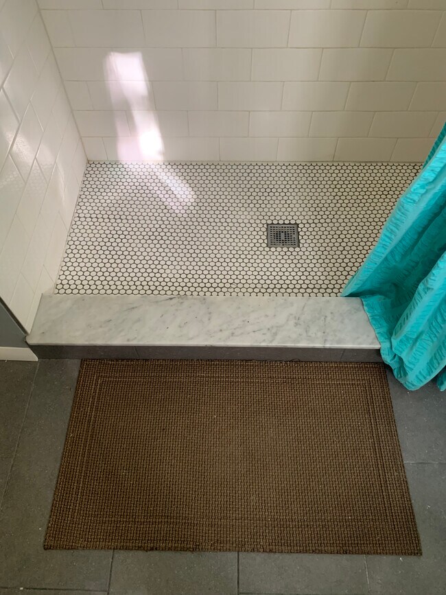 Floor of shower - 5 Cliffholme Rd