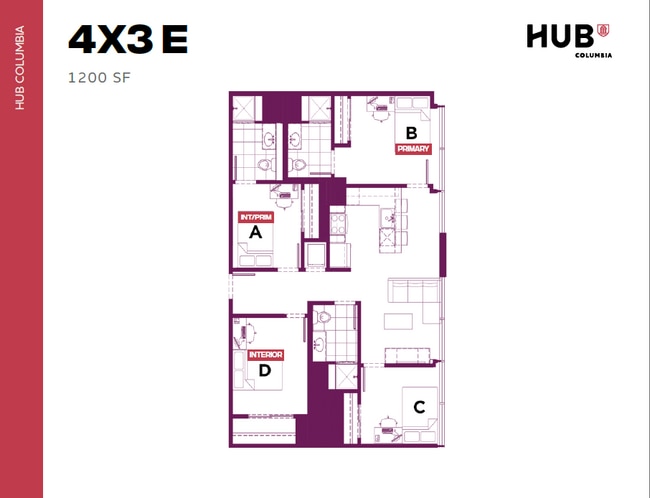 4x3 E - Hub Columbia