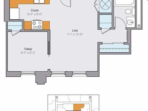 1BR/1BA - Clyde Manor