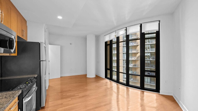 Living Room with Hard Surface Flooring - 425 Mass