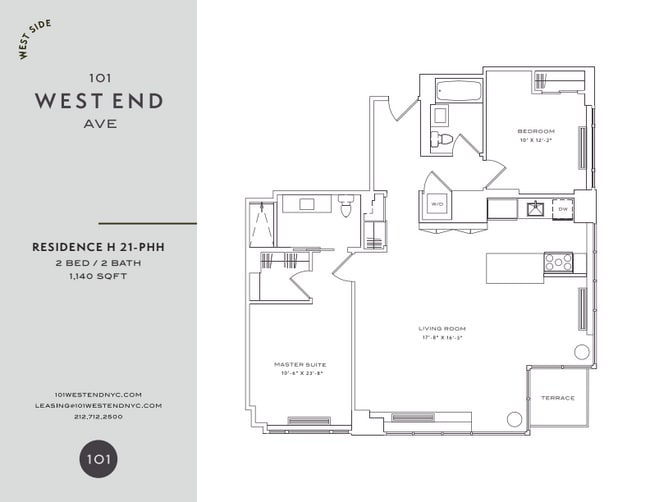 Floorplan - 101 West End Avenue