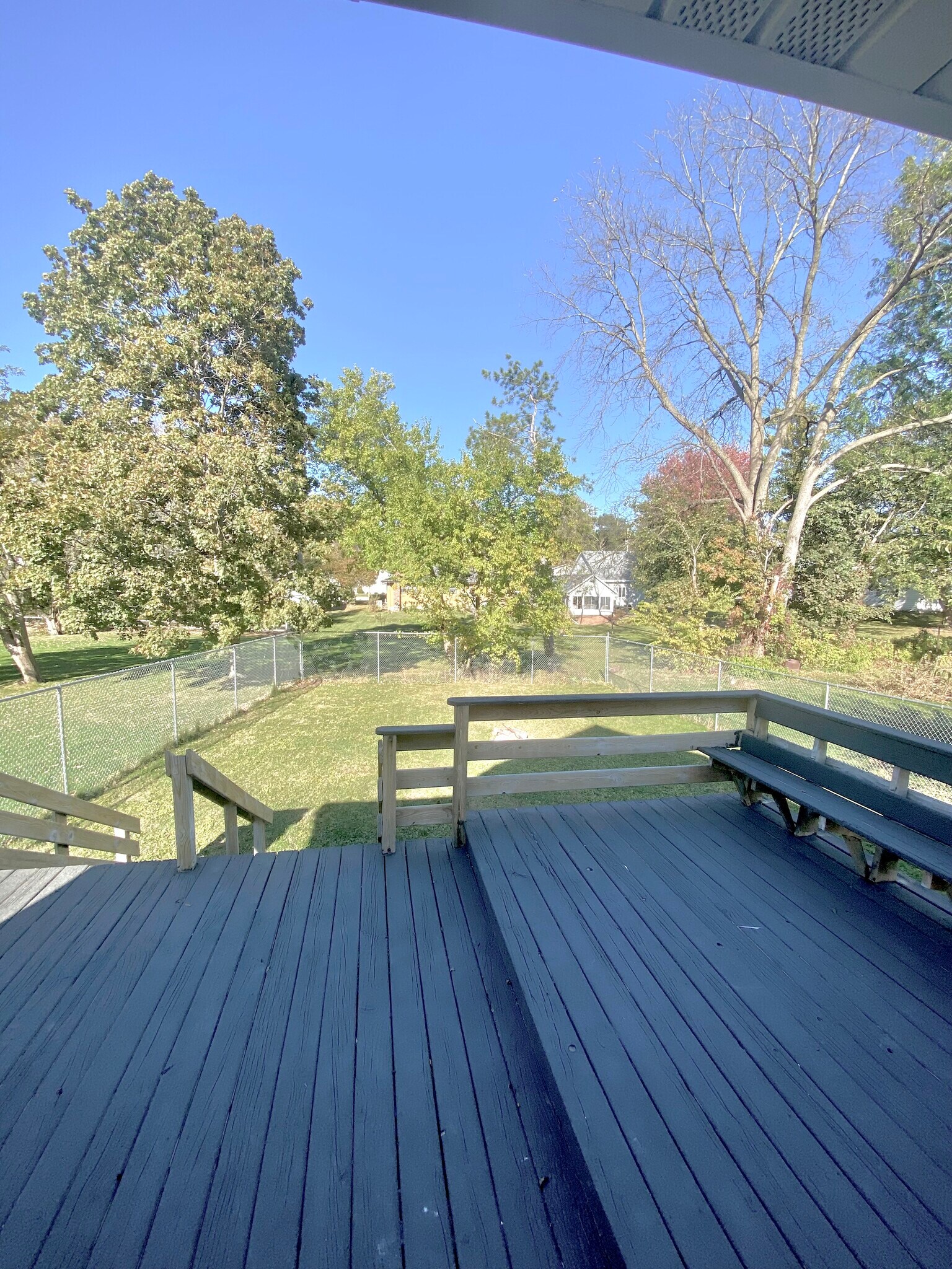 Fenced in yard and deck - 736 Ansley Ave