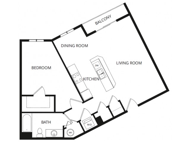 Floorplan - Bridges Apartment Homes