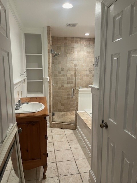 NEW BATH, WALK-IN SHOWER, SINK AND CABINETS - 4 Shadywood Pl