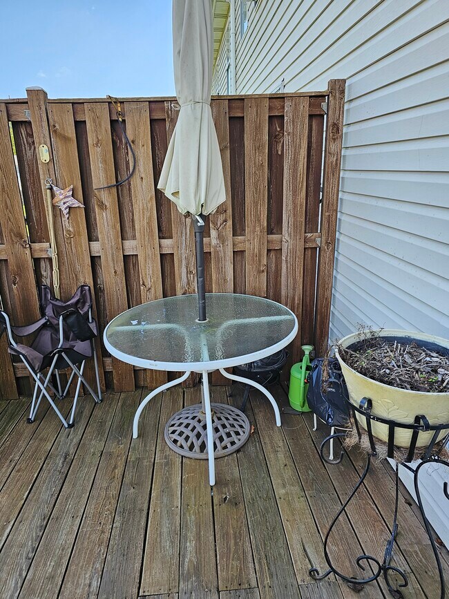 Deck, items not included - 130 Little River Dr