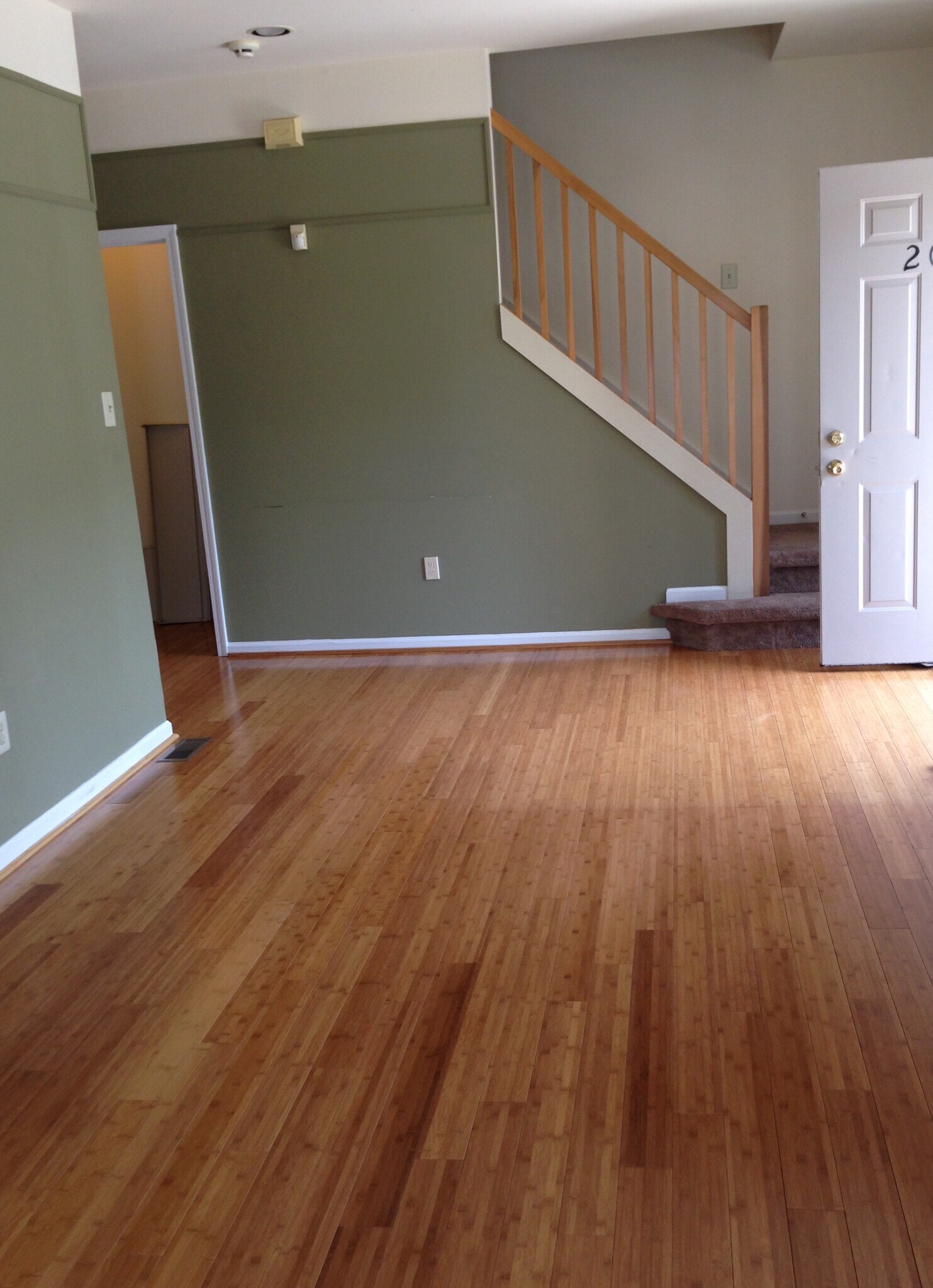Living room looking toward entrance - 202 Dresher Woods Drive