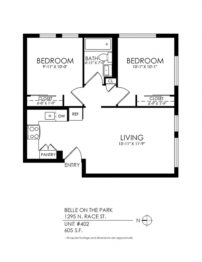 Floorplan - Belle on the Park