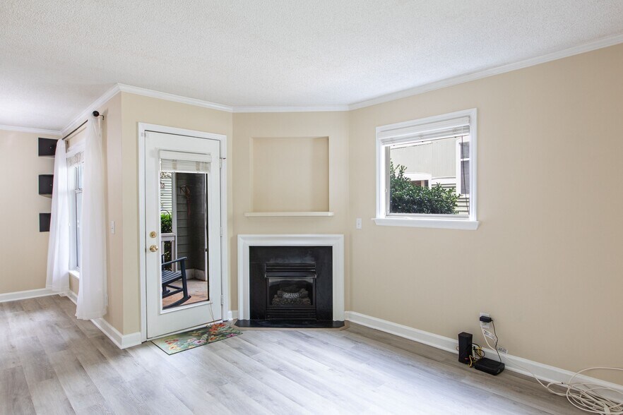 Fireplace - Patio Door - 1200 Westview Ln