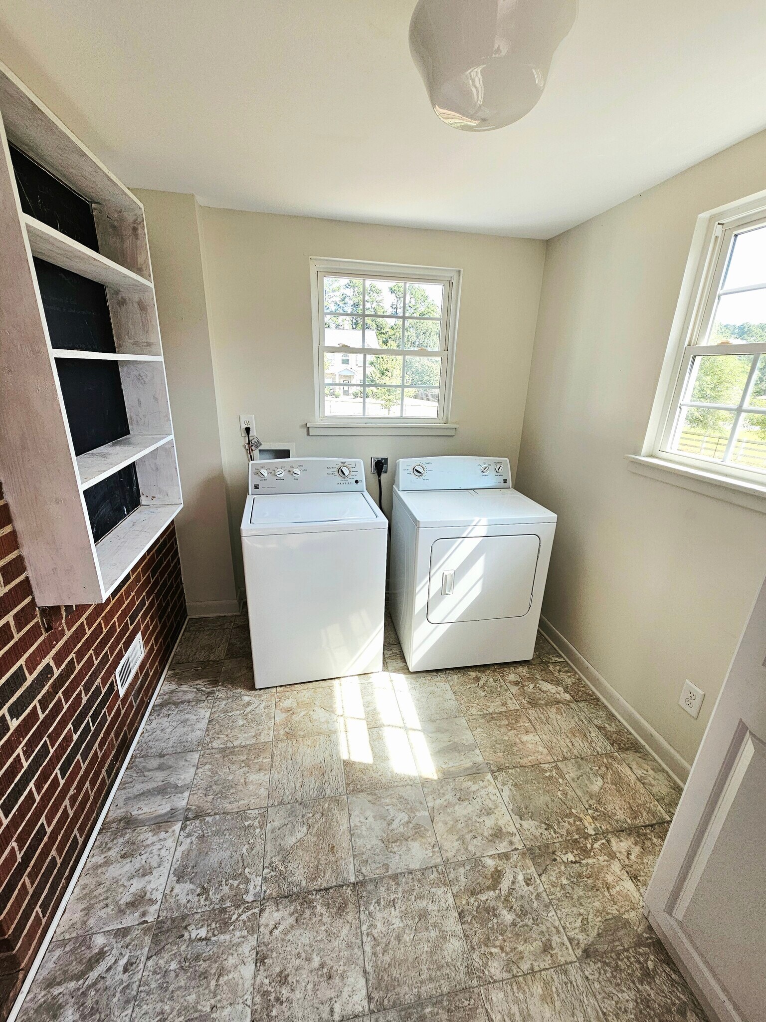 Laundry room with storage, washer and dryer included - 4530 Bible Church Rd
