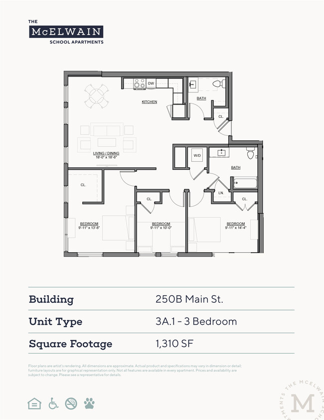 Floorplan - The McElwain School Apartments