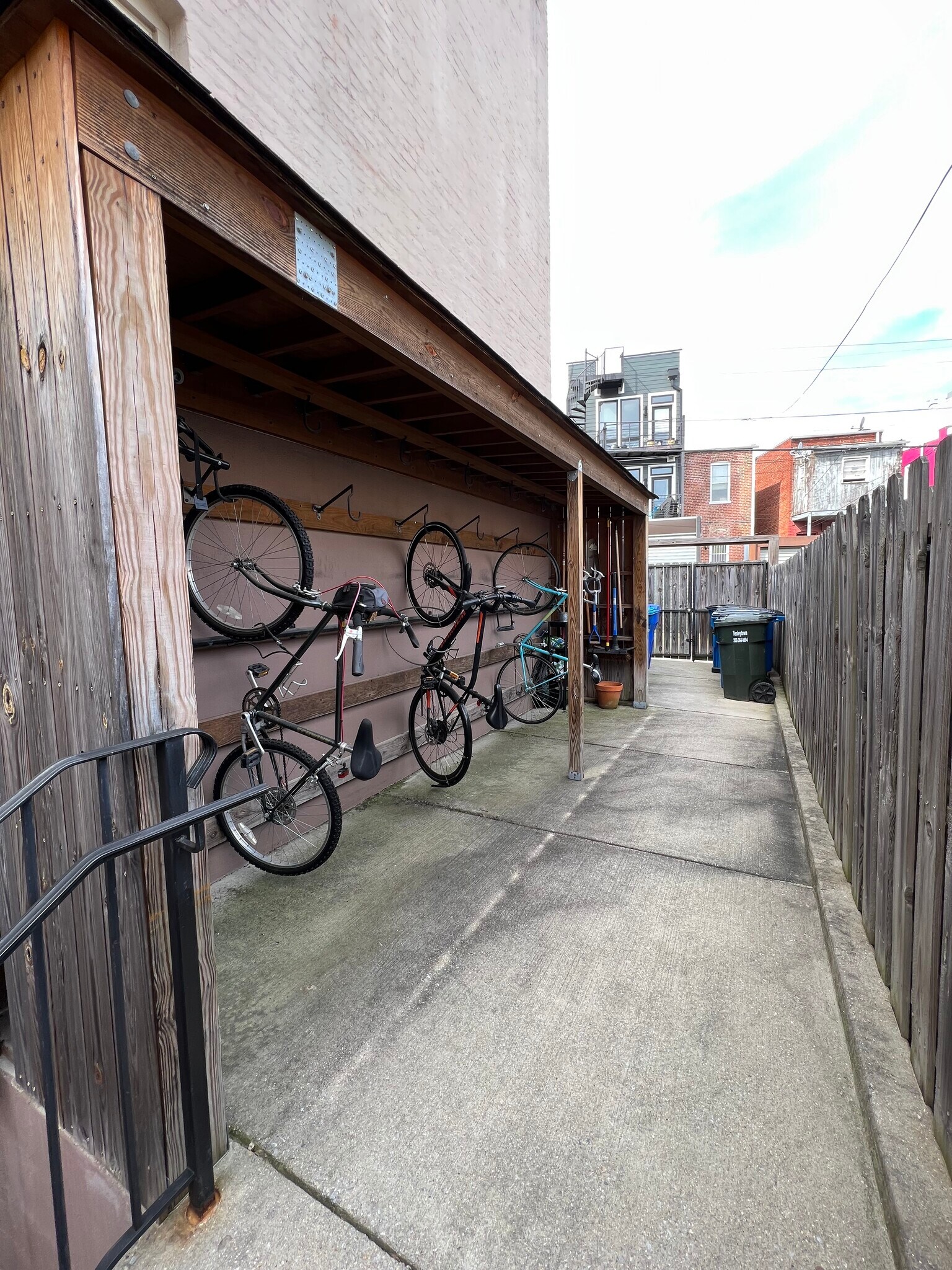 Bike storage with alley access - 3606 Rock Creek Church Rd NW