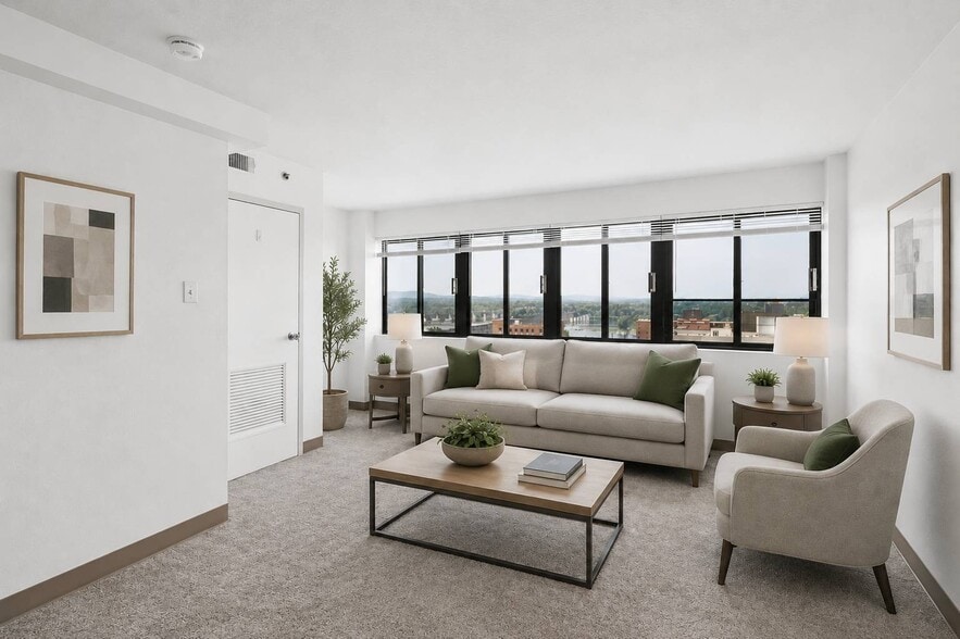 Living Area - Pennsylvania Place Apartments