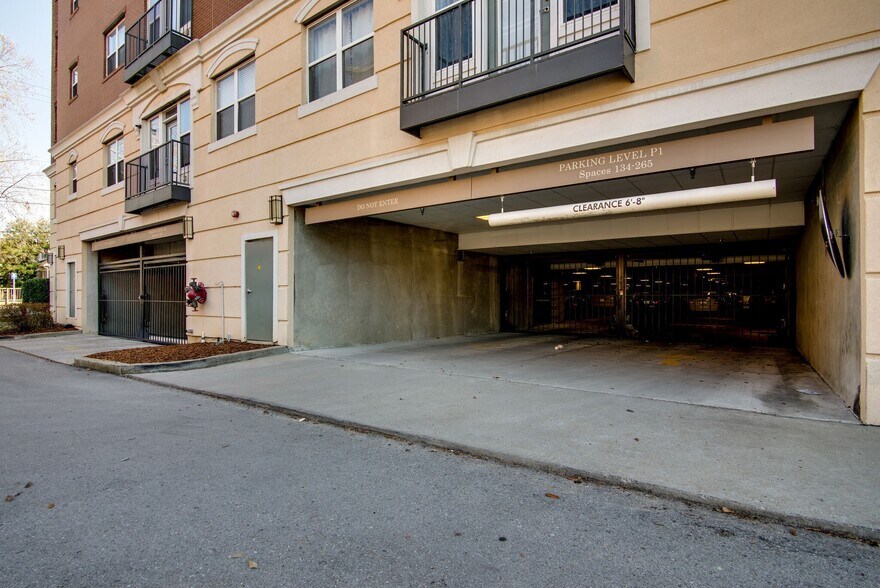 Garage entrance - 3000 Vanderbilt Pl