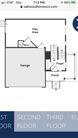 Layout Entry Garage - 6236 John Muir Trl