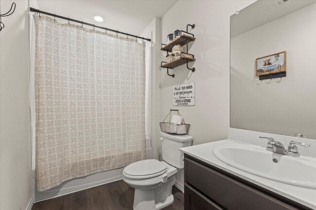 Building Photo - Modern single-story home with 4 bedrooms, 2 bathrooms, open-concept living, stylish kitchen, two-...