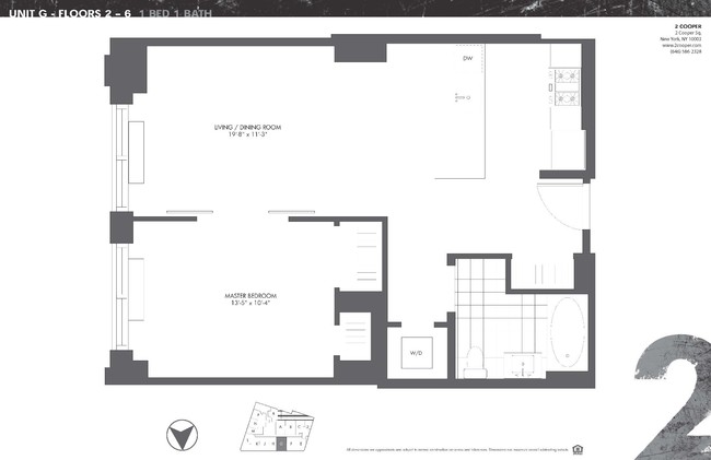 Floorplan - 2 Cooper Square