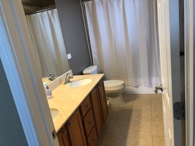 Double sink vanity - 5941 W Corcoran Plz
