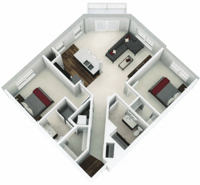 Floorplan - The Heights at Worthington Place