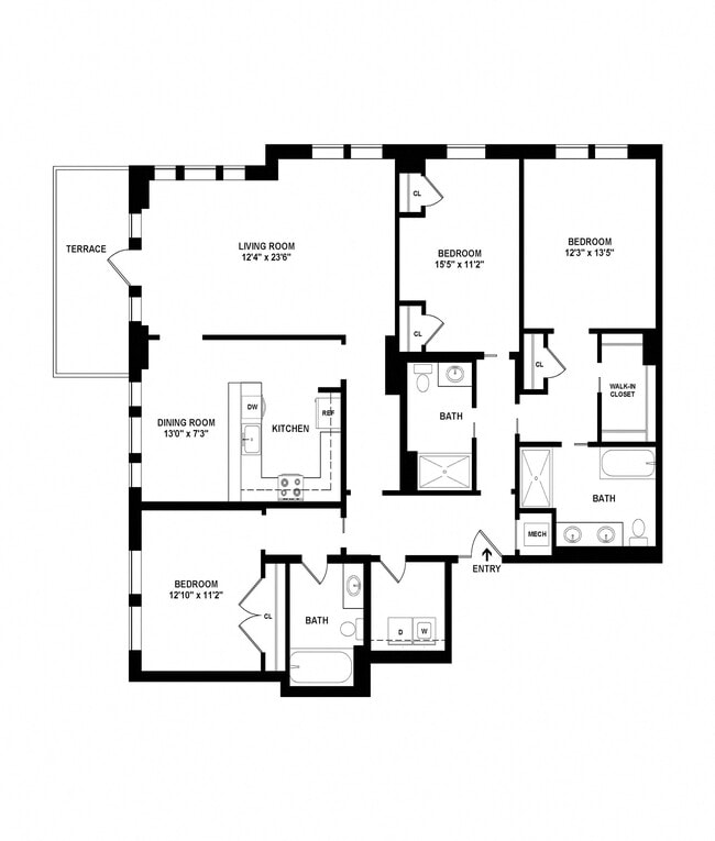 Floorplan - The Woodley