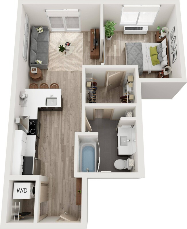 Floor Plan M - Ox-Op Apartments