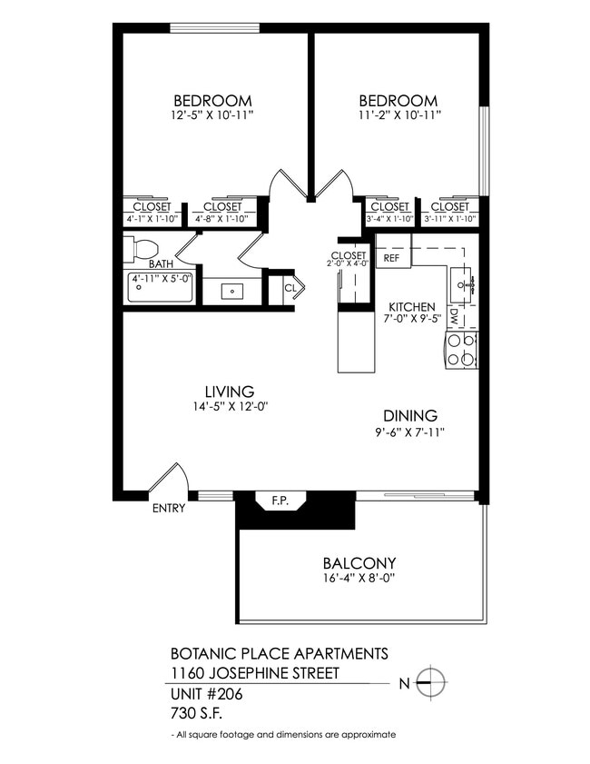 Floorplan - Botanic Place Apartments