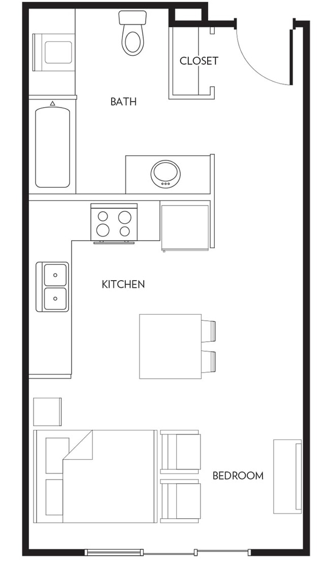 Floorplan - Rivera on Broadway Apartments