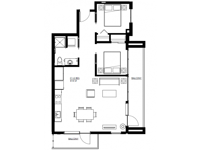 2x1 - Montessa Apartments