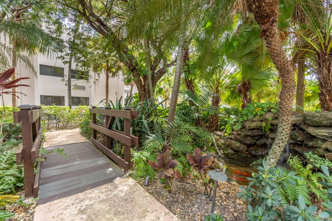 Koi Pond - Las Palmas Senior Living