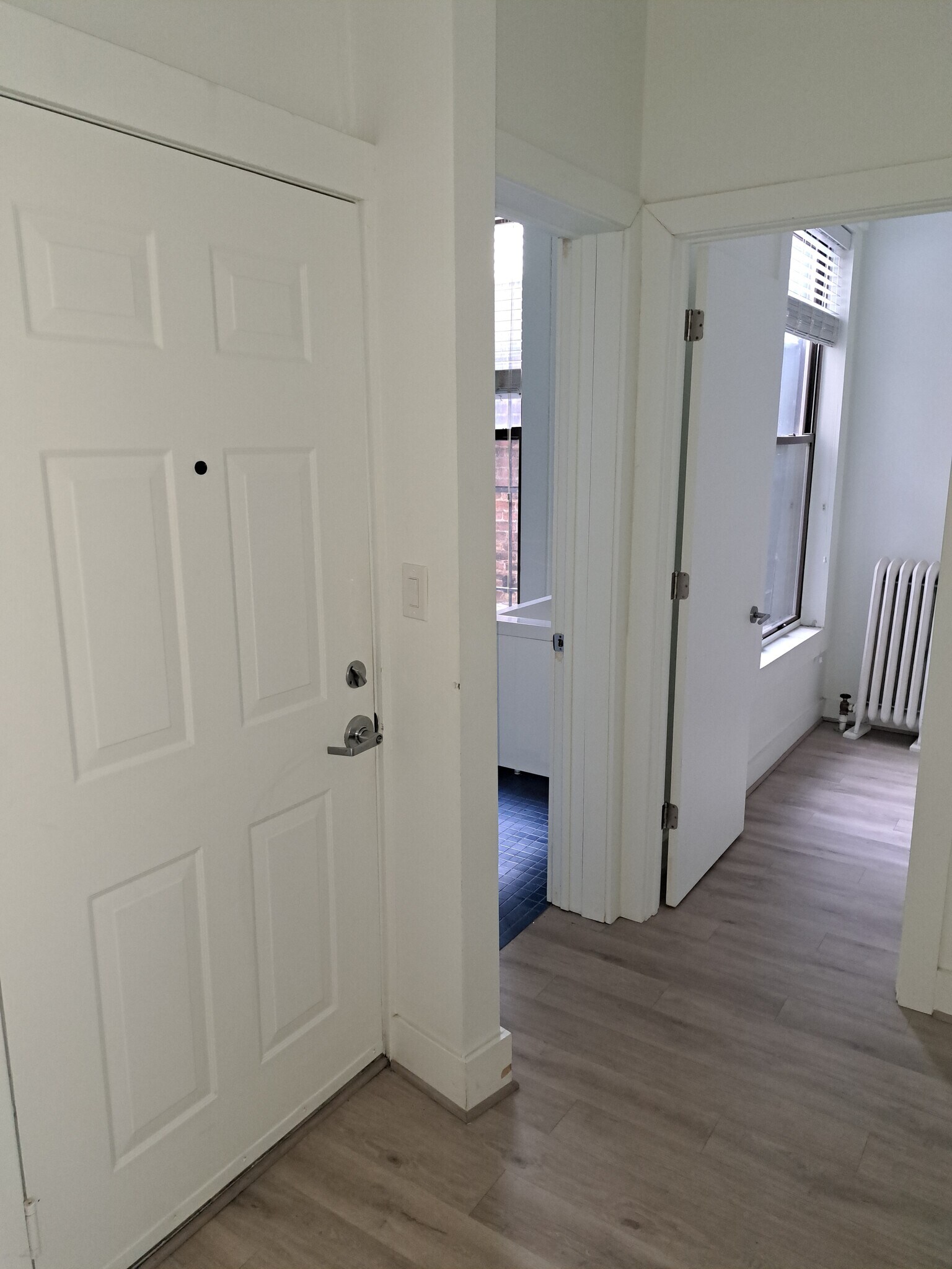 Entry Hall, Bath on left, Bedroom ahead - 1339 14th St NW