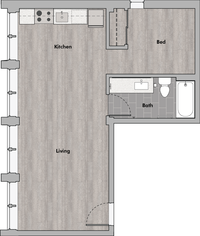 Floorplan - Urban Living at Lowery