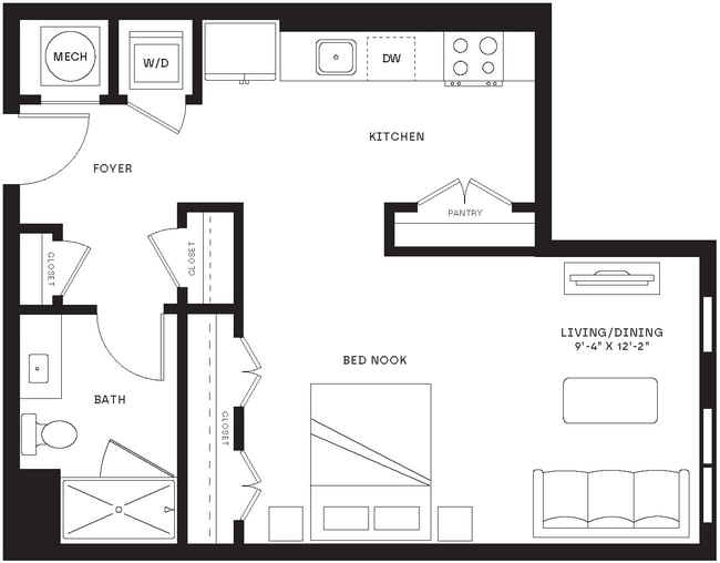 Floorplan - St. Albans Lofts