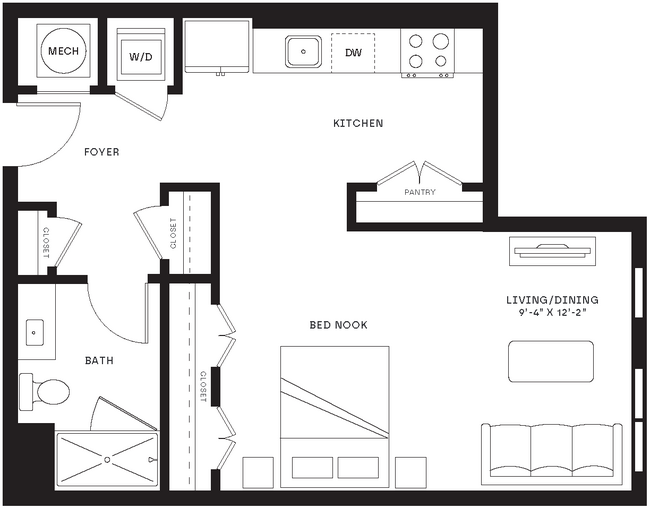 Floorplan - St Albans Lofts Residential