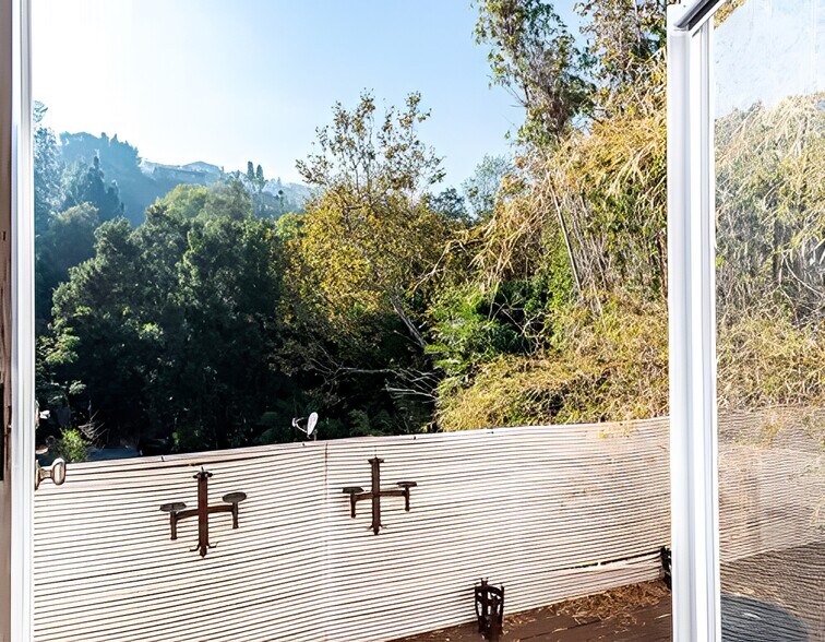 view from back deck - 2366 Nichols Canyon Rd