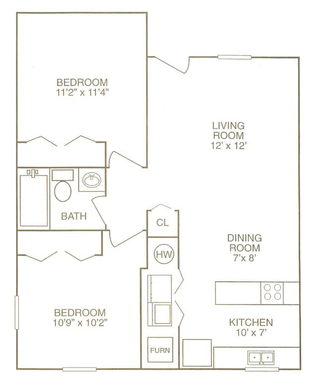 Floorplan - Beacon Place Apartments