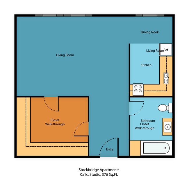 Floorplan - Stockbridge Apartment Homes