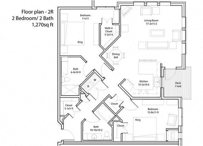 Floorplan - The Cavanagh 55+ Apartments